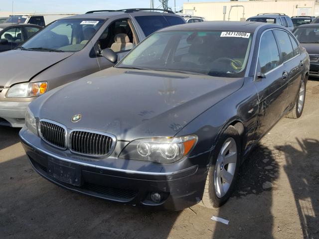 WBAHN83516DT39424 - 2006 BMW 750 LI GRAY photo 2