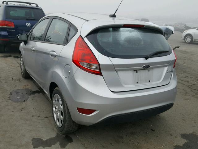 3FADP4TJ1DM205750 - 2013 FORD FIESTA S SILVER photo 3