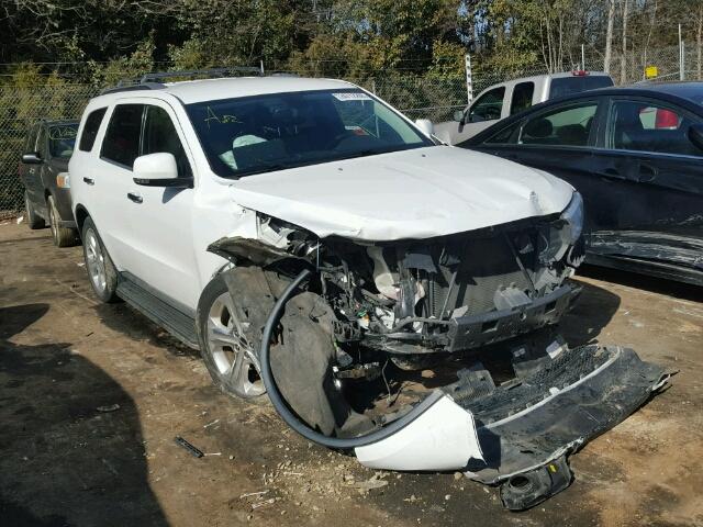 1C4RDHDG1EC303912 - 2014 DODGE DURANGO LI WHITE photo 1