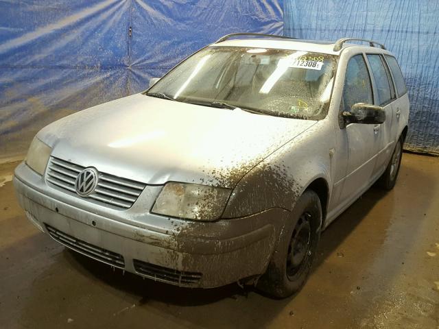 WVWSK61J83W274187 - 2003 VOLKSWAGEN JETTA GLS SILVER photo 2