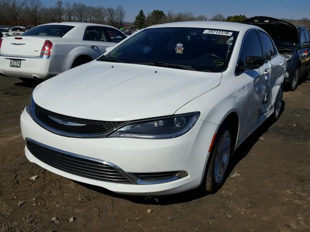 1C3CCCAB4FN596929 - 2015 CHRYSLER 200 LIMITE WHITE photo 2