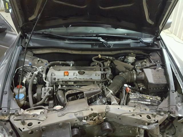 1HGCP2F38BA028567 - 2011 HONDA ACCORD LX GRAY photo 7