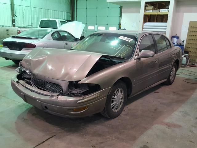 1G4HP54K92U260217 - 2002 BUICK LESABRE CU GOLD photo 2