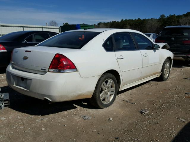 2G1WB5E35E1111586 - 2014 CHEVROLET IMPALA LIM WHITE photo 4