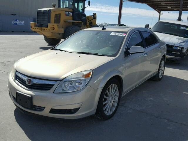 1G8ZX57799F107605 - 2009 SATURN AURA XR TAN photo 2