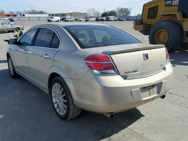 1G8ZX57799F107605 - 2009 SATURN AURA XR TAN photo 3