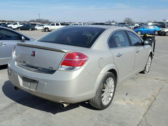 1G8ZX57799F107605 - 2009 SATURN AURA XR TAN photo 4