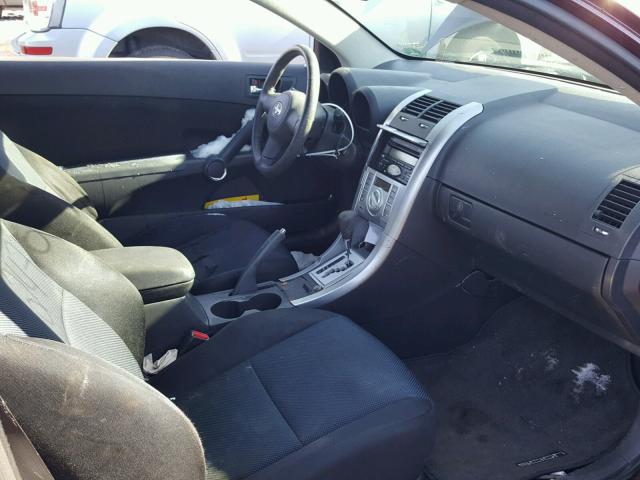 JTKDE177450001390 - 2005 TOYOTA SCION TC 紫色 照片 5