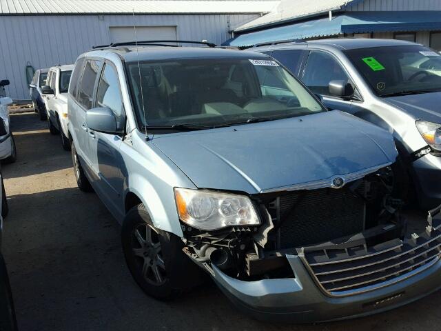 2A8HR54P28R681270 - 2008 CHRYSLER TOWN & COU BLUE photo 1