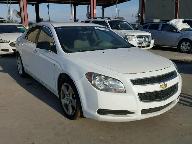 1G1ZA5EUXBF162627 - 2011 CHEVROLET MALIBU LS WHITE photo 1