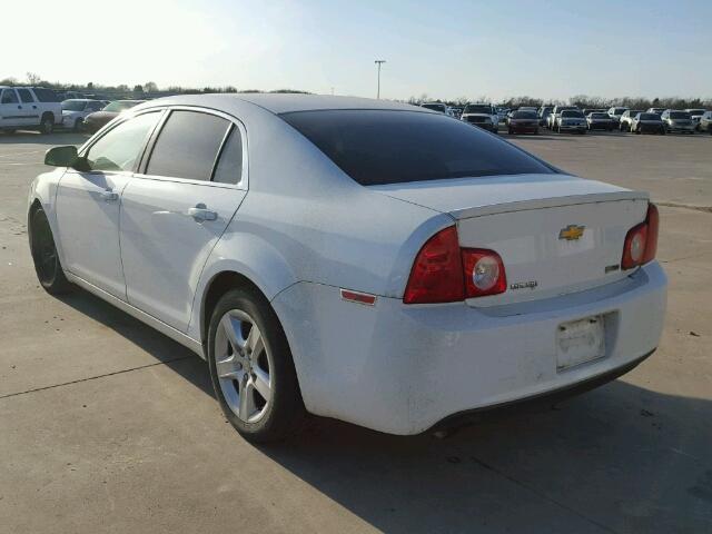 1G1ZA5EUXBF162627 - 2011 CHEVROLET MALIBU LS WHITE photo 3