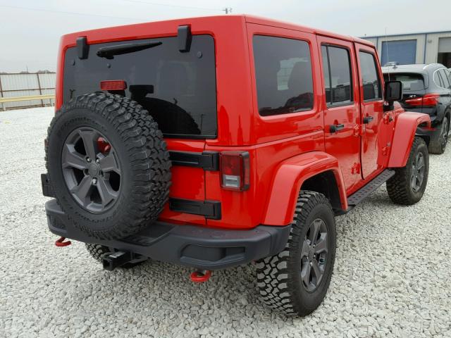 1C4BJWFG8HL671312 - 2017 JEEP WRANGLER U RED photo 4