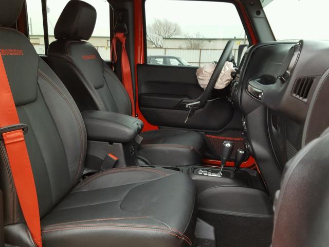 1C4BJWFG8HL671312 - 2017 JEEP WRANGLER U RED photo 5