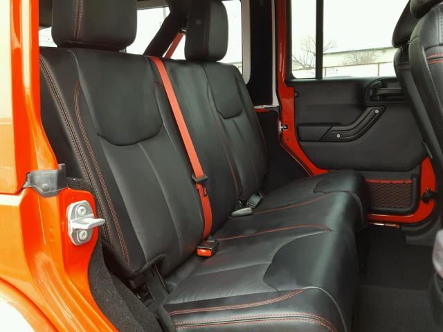 1C4BJWFG8HL671312 - 2017 JEEP WRANGLER U RED photo 6