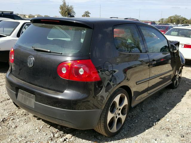 WVWFV71K58W037963 - 2008 VOLKSWAGEN GTI BLACK photo 4