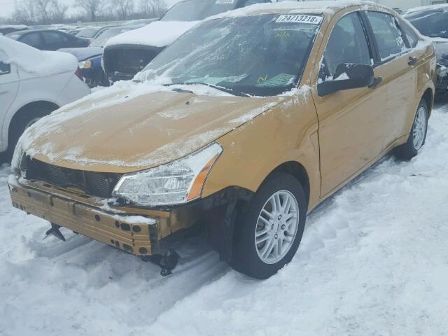 1FAHP35N39W128043 - 2009 FORD FOCUS SE GOLD photo 2