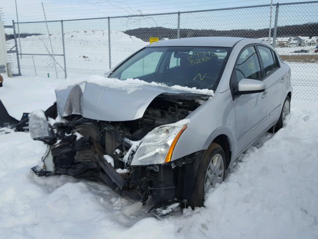 3N1AB6AP3CL737118 - 2012 NISSAN SENTRA 2.0 SILVER photo 2