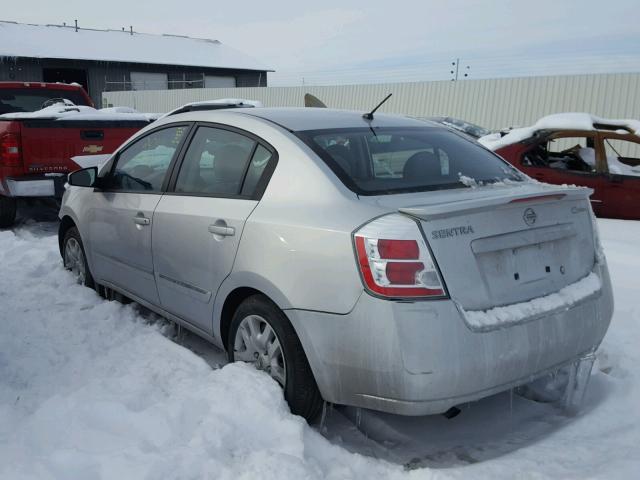 3N1AB6AP3CL737118 - 2012 NISSAN SENTRA 2.0 SILVER photo 3