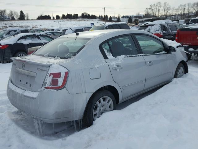 3N1AB6AP3CL737118 - 2012 NISSAN SENTRA 2.0 SILVER photo 4