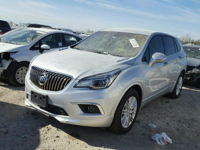 LRBFXASA8HD047314 - 2017 BUICK ENVISION P SILVER photo 2