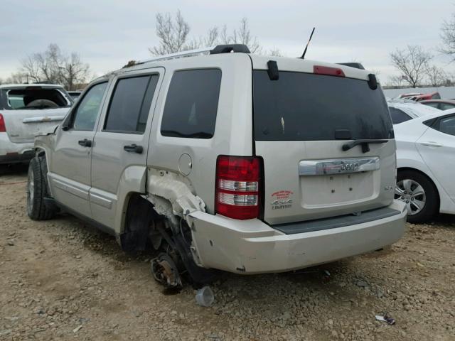 1J8GN58K68W183795 - 2008 JEEP LIBERTY LI SILVER photo 3