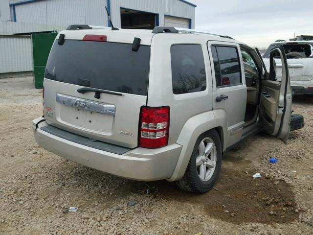 1J8GN58K68W183795 - 2008 JEEP LIBERTY LI SILVER photo 4