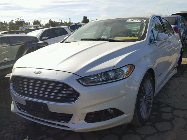 3FA6P0RU9ER119108 - 2014 FORD FUSION TIT WHITE photo 2