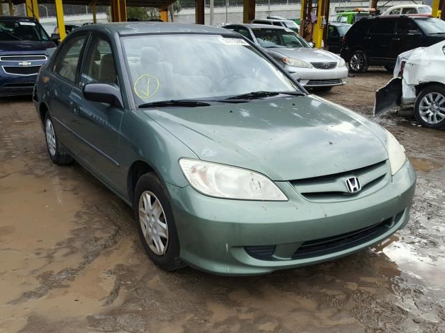 2HGES16364H614481 - 2004 HONDA CIVIC DX V GREEN photo 1