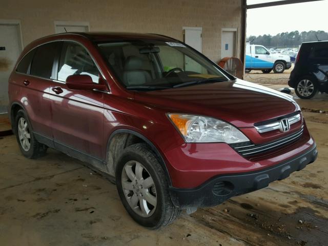 JHLRE38708C031354 - 2008 HONDA CR-V EXL RED photo 1