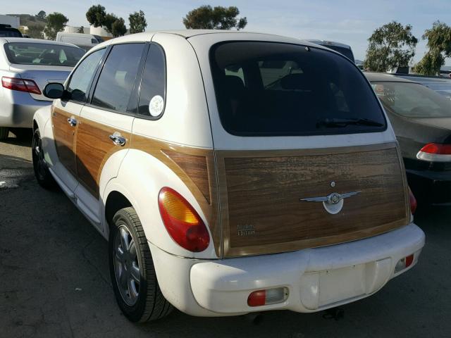 3C4FY58B73T561910 - 2003 CHRYSLER PT CRUISER WHITE photo 3