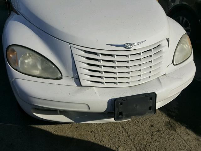 3C4FY58B73T561910 - 2003 CHRYSLER PT CRUISER WHITE photo 9