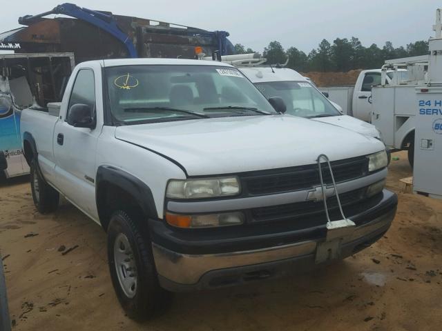 1GCGK24U4YE125132 - 2000 CHEVROLET SILVERADO WHITE photo 1