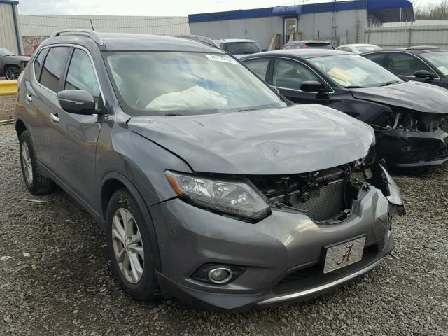 5N1AT2MT0FC782038 - 2015 NISSAN ROGUE S GRAY photo 1