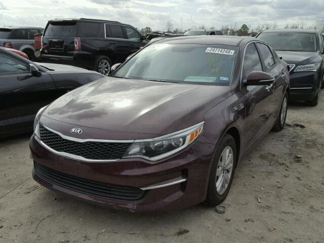 5XXGT4L38JG217363 - 2018 KIA OPTIMA LX BURGUNDY photo 2