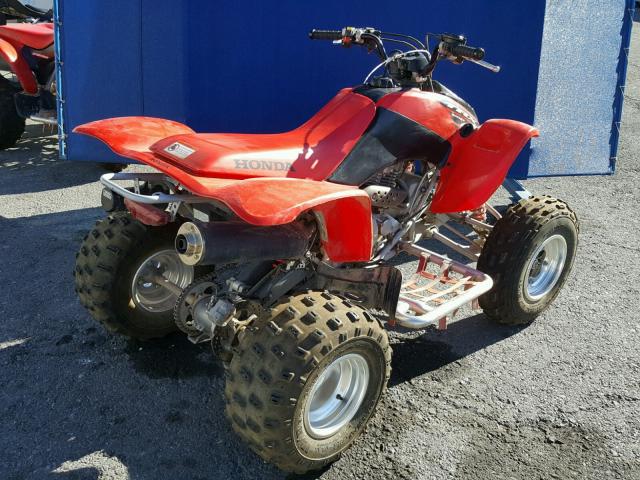 1HFTE230554507486 - 2005 HONDA TRX400 EX RED photo 4