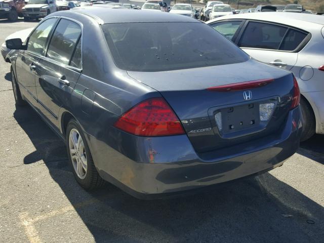 1HGCM56767A171165 - 2007 HONDA ACCORD EX GRAY photo 3