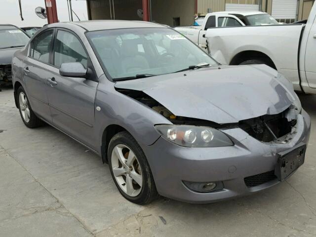 JM1BK32F161522791 - 2006 MAZDA 3 I GRAY photo 1