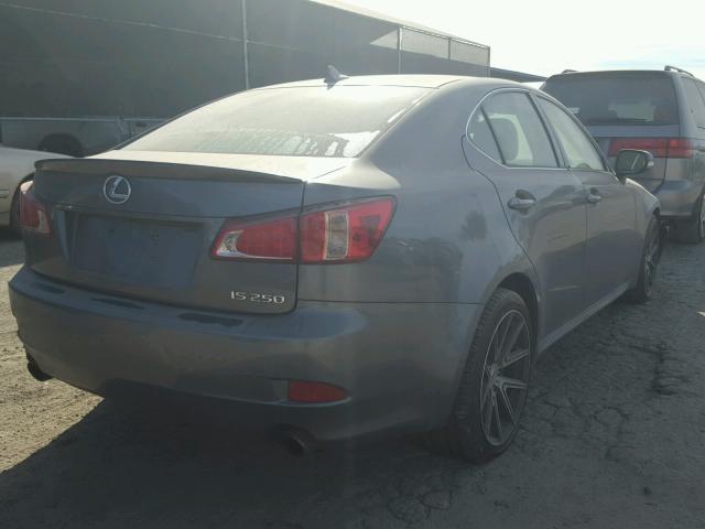 JTHBF5C26C5170578 - 2012 LEXUS IS 250 GRAY photo 4