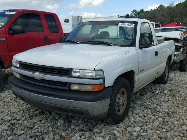 1GCEC14W1XZ203003 - 1999 CHEVROLET SILVERADO WHITE photo 2