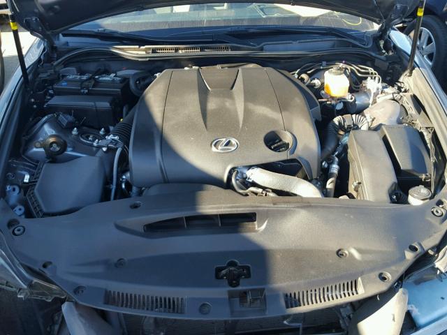 JTHBF1D27E5040352 - 2014 LEXUS IS 250 GRAY photo 7