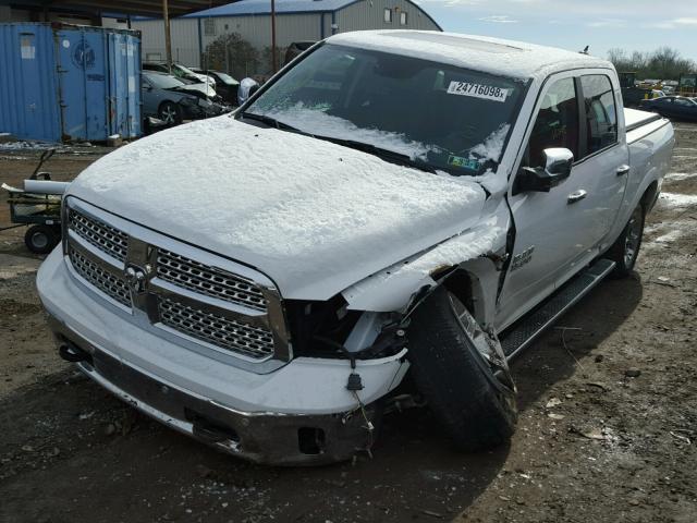 1C6RR7NTXGS417883 - 2016 RAM 1500 LARAM WHITE photo 2