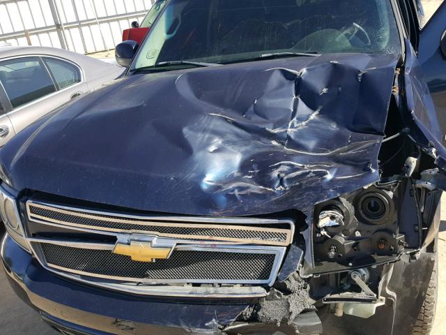 1GNEC13047R166050 - 2007 CHEVROLET TAHOE C150 BLUE photo 7