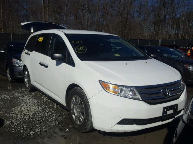 5FNRL5H26CB124314 - 2012 HONDA ODYSSEY LX WHITE photo 1