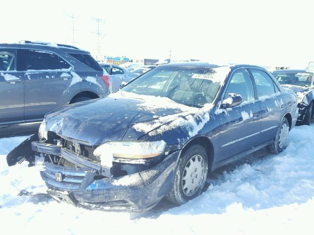 JHMCG56431C004543 - 2001 HONDA ACCORD LX BLUE photo 2