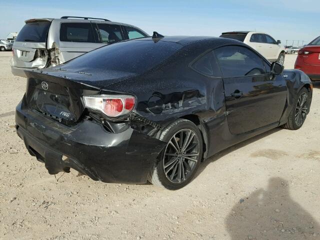 JF1ZNAA18D1720030 - 2013 TOYOTA SCION FR-S BLACK photo 4