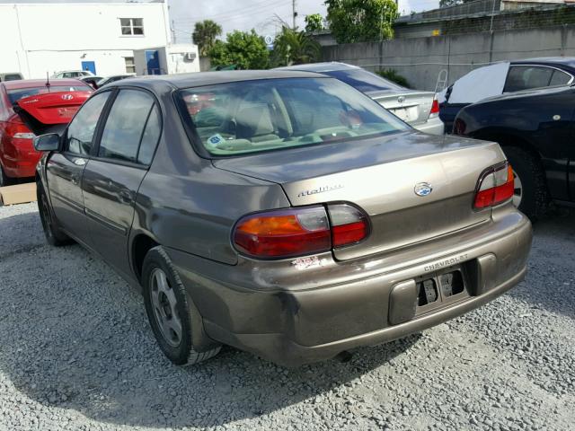 1G1NE52J8Y6332327 - 2000 CHEVROLET MALIBU LS BROWN photo 3