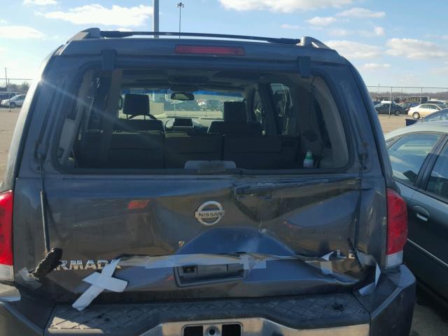 5N1BA08A17N723903 - 2007 NISSAN ARMADA SE CHARCOAL photo 9