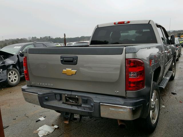 1GC1KXCG1DF238538 - 2013 CHEVROLET SILVERADO GRAY photo 4