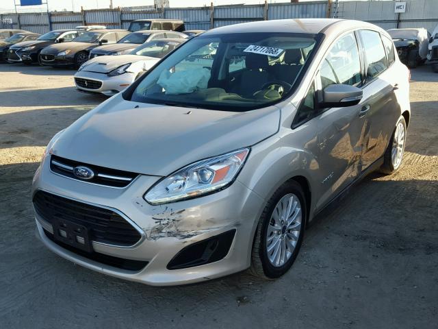 1FADP5AU4HL100999 - 2017 FORD C-MAX SE GOLD photo 2