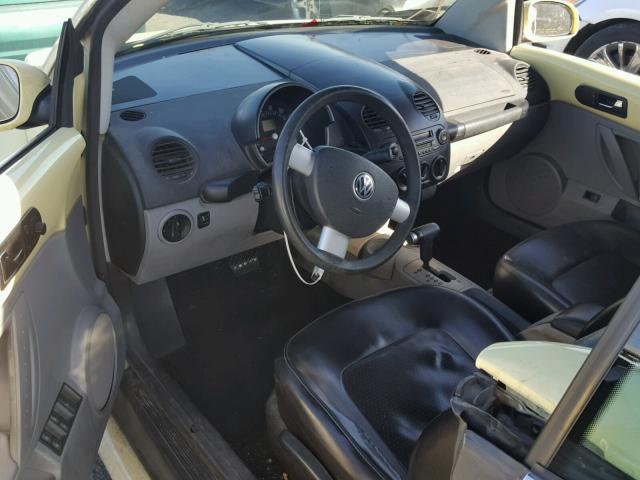 3VWCK21Y93M302716 - 2003 VOLKSWAGEN NEW BEETLE 黄色 照片 5